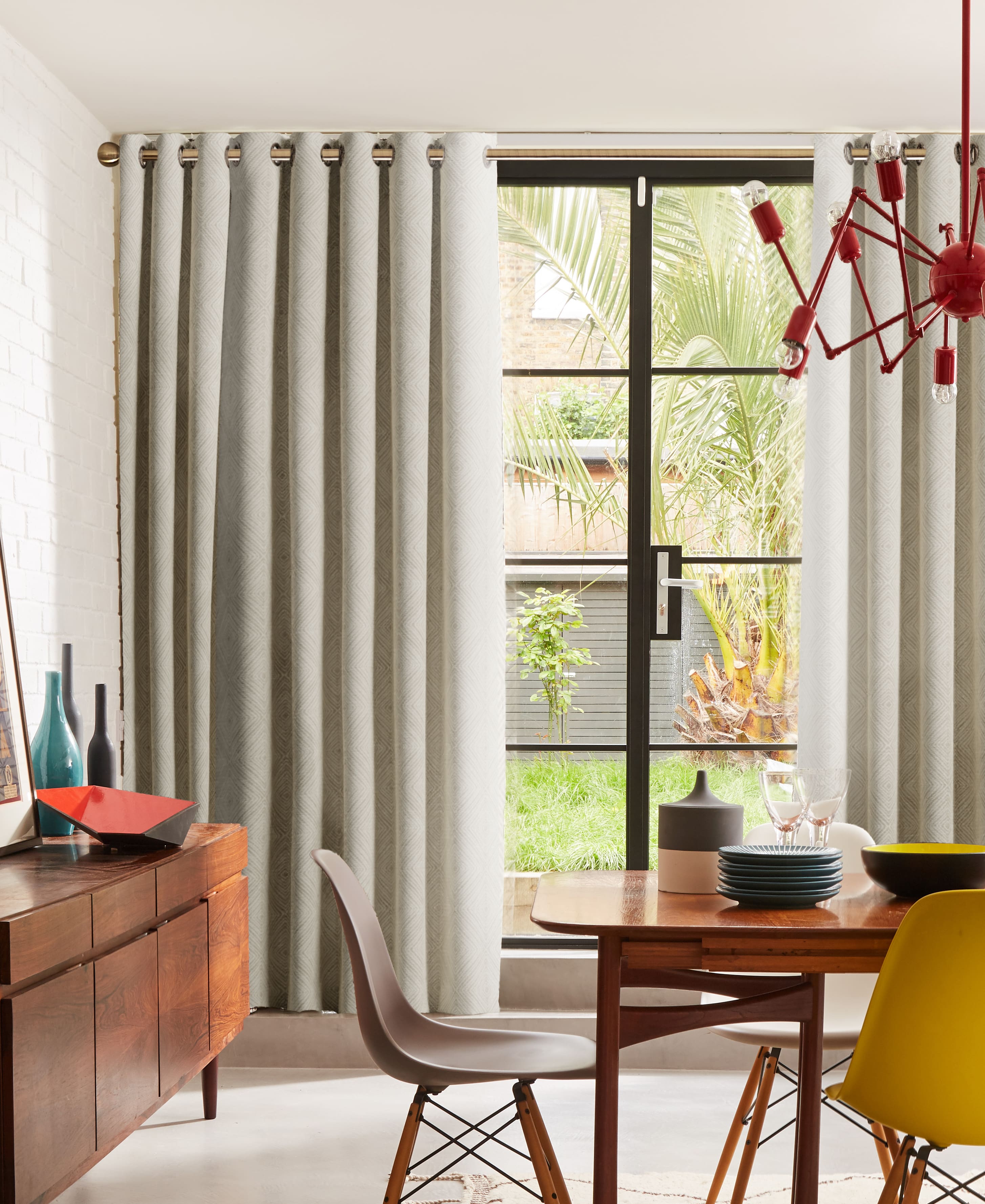 Mayari natural curtains.